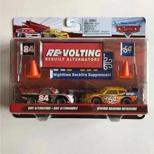 Disney Pixar Cars -2-pack w/access - Dave Alternators & Winford Bradford- NEW!